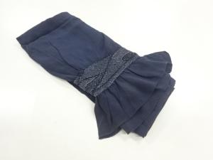 正絹　絞り風景模様男物兵児帯